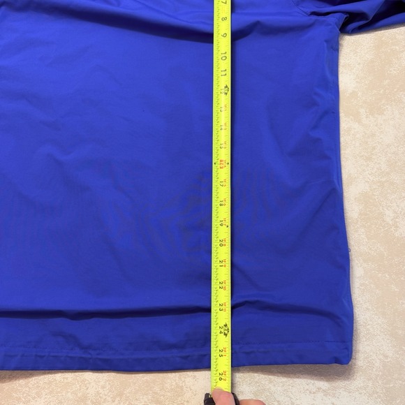 Helly Hansen Helly Tech Hooded Rain Jacket Mens Large Blue Waterproof Shell - Picture 11 of 11